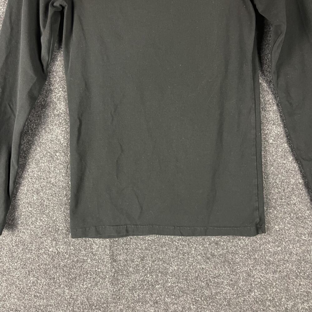 Pact Top Womens Small Black Organic Cotton Long Sleeve Stretch Crew Neck Casual - Picture 3 of 10